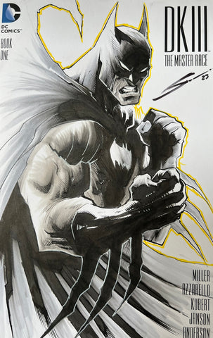 Gerardo Sandoval Original Art Batman Blank Cover