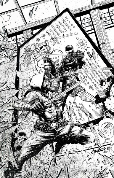 Jimbo Salgado Original Art G.I.Joe Silent Missions #21 Cover