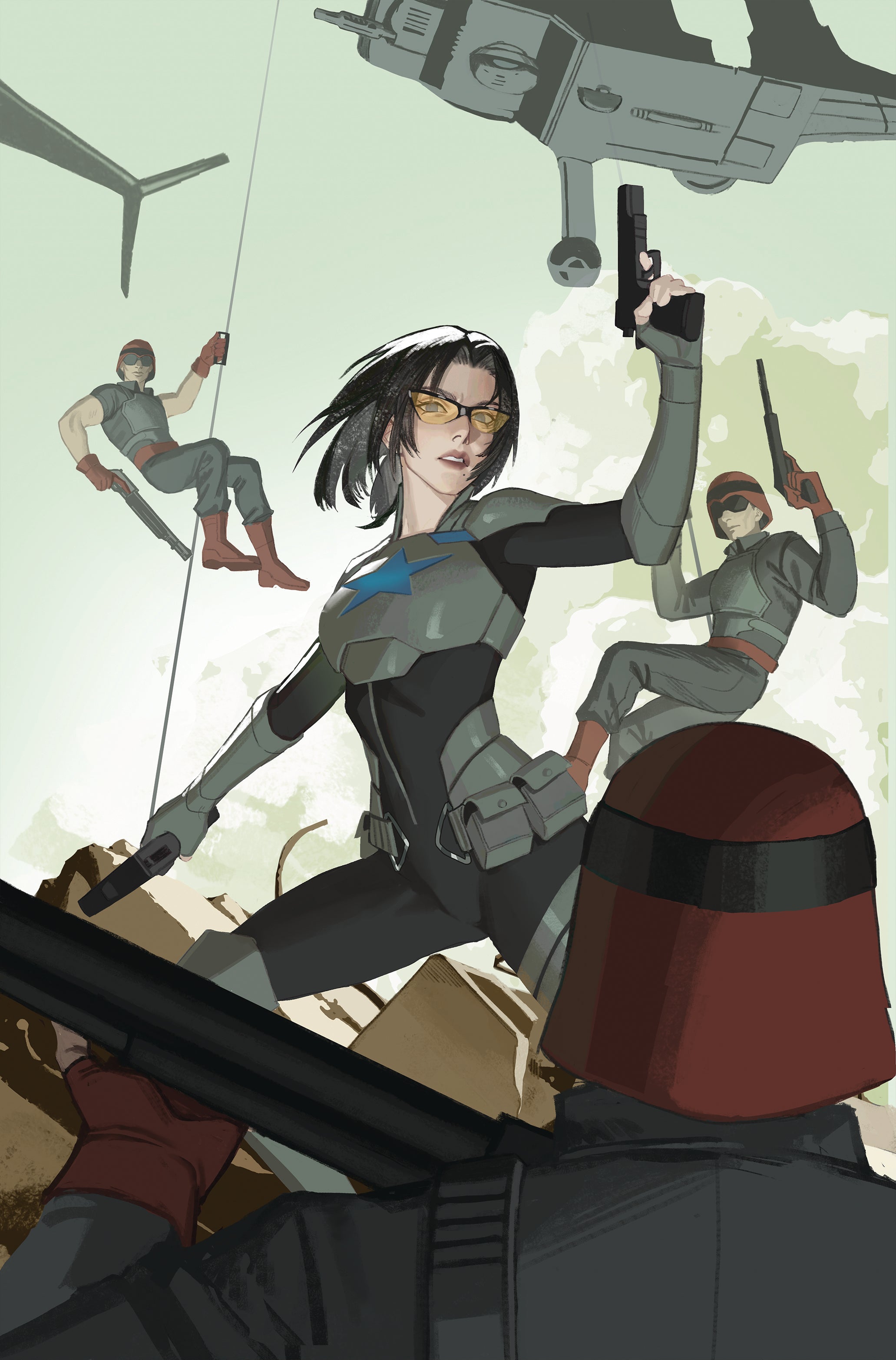 AKA Original Art G.I. Joe #11 Baroness Cover