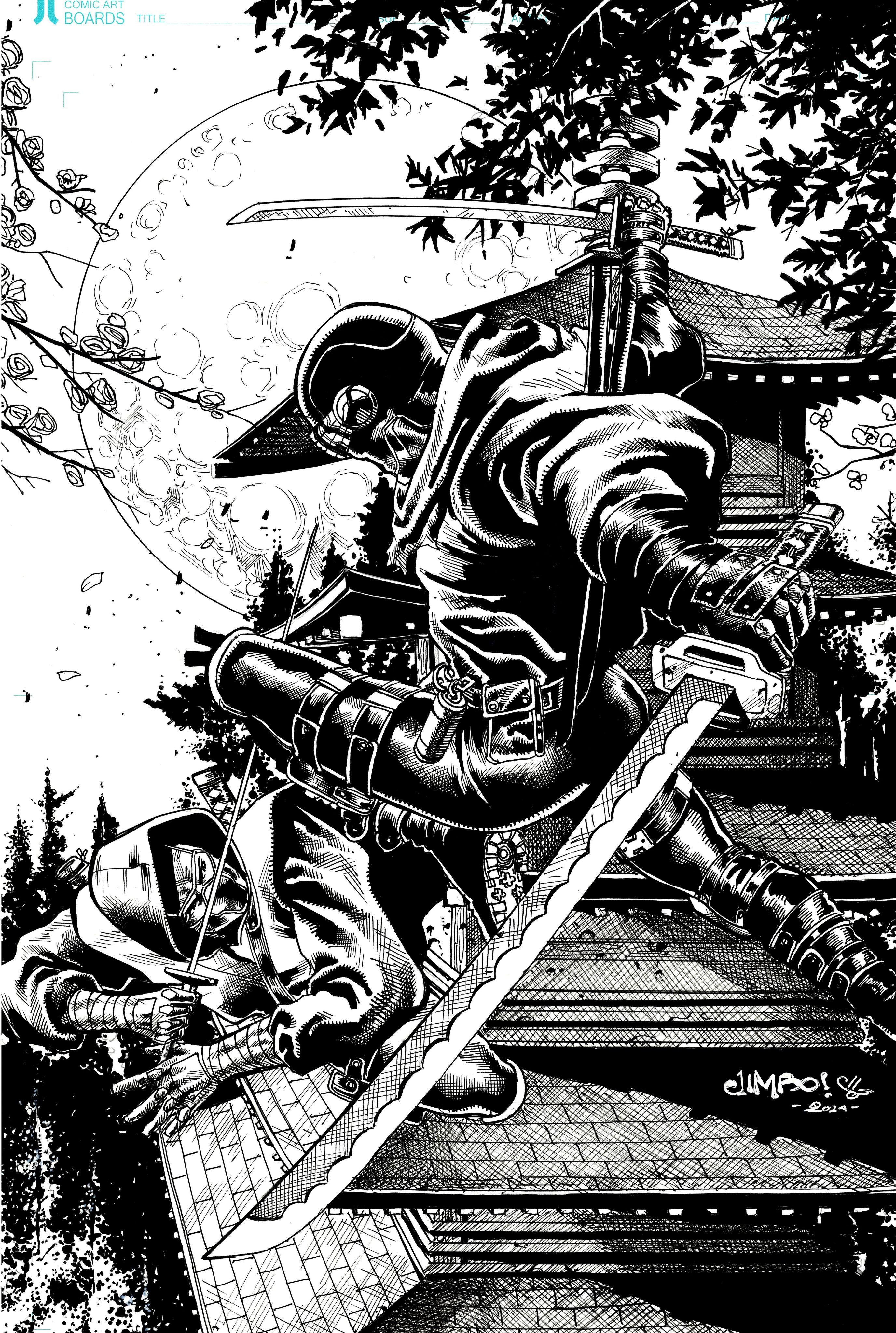 Jimbo Salgado Original Art G.I. Joe #310 Cover