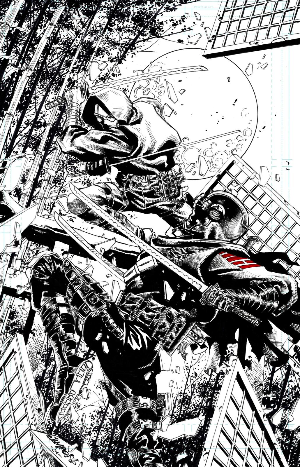 Jimbo Salgado Original Art G.I. Joe #310 Cover
