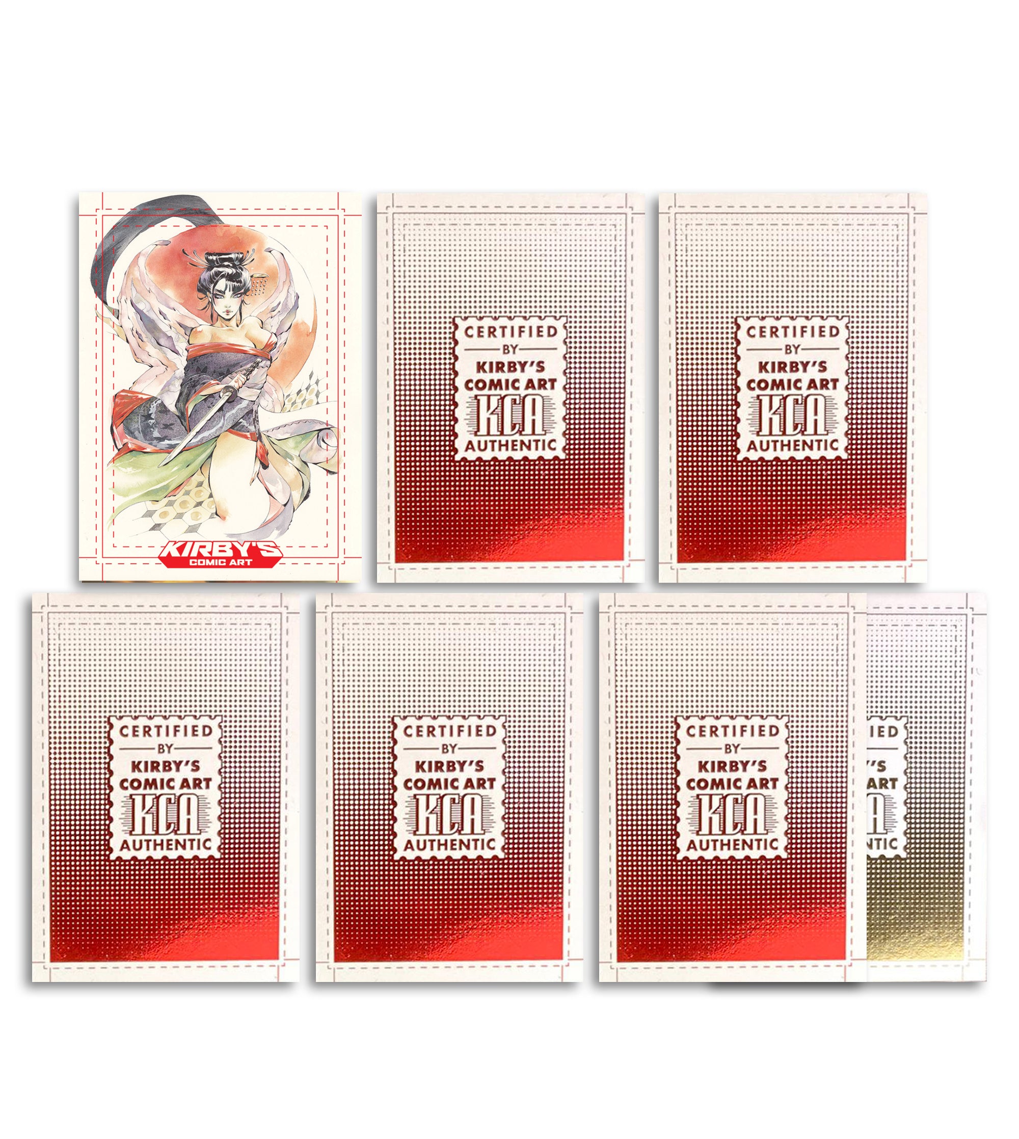 KCA Team Trading Card Style Set: 'X-Men Geisha' Set by Chuma Hill Pre-order