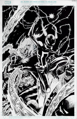 Gerardo Sandoval Original Art Ghost Rider: Robbie Reyes Special #1 Cover