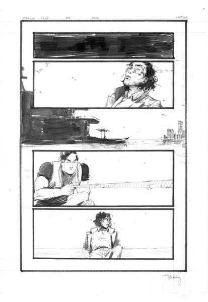 Kelsey Ramsay Original Art Godzilla: Heist #1 Page 12
