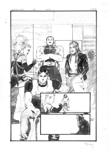 Kelsey Ramsay Original Art Godzilla: Heist #1 Page 13