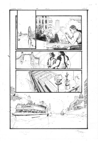 Kelsey Ramsay Original Art Godzilla: Heist #1 Page 20
