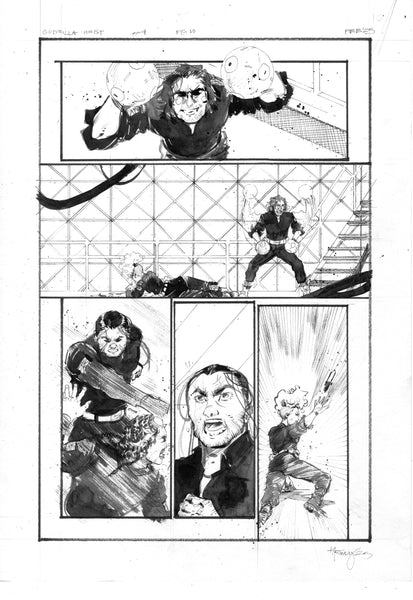 Kelsey Ramsay Original Art Godzilla: Heist #4 Page 10