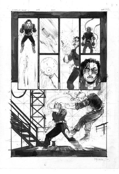 Kelsey Ramsay Original Art Godzilla: Heist #4 Page 11