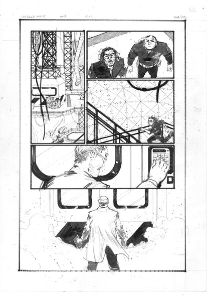 Kelsey Ramsay Original Art Godzilla: Heist #4 Page 12