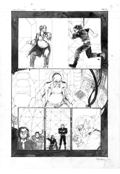 Kelsey Ramsay Original Art Godzilla: Heist #4 Page 14