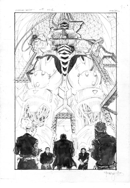 Kelsey Ramsay Original Art Godzilla: Heist #4 Page 1