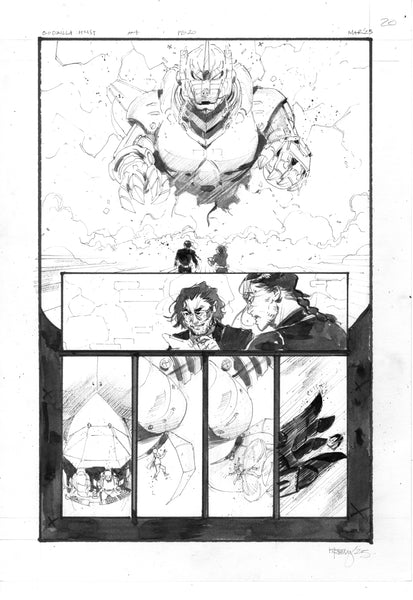 Kelsey Ramsay Original Art Godzilla: Heist #4 Page 20