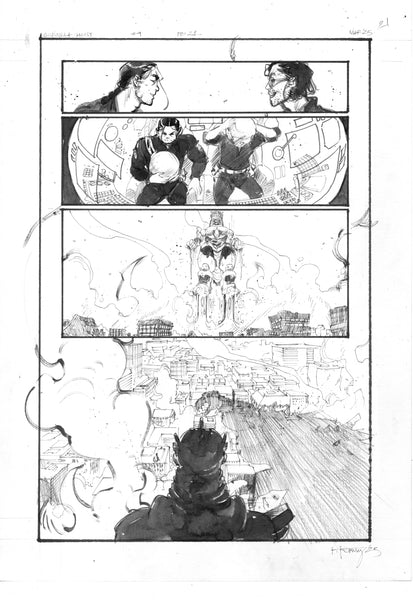 Kelsey Ramsay Original Art Godzilla: Heist #4 Page 21