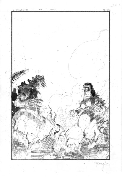 Kelsey Ramsay Original Art Godzilla: Heist #4 Page 22