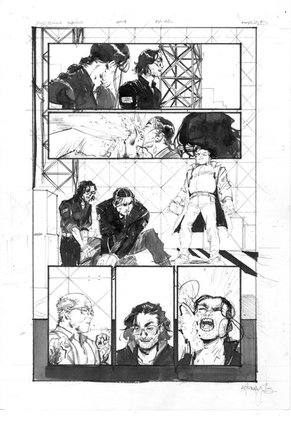 Kelsey Ramsay Original Art Godzilla: Heist #4 Page 2