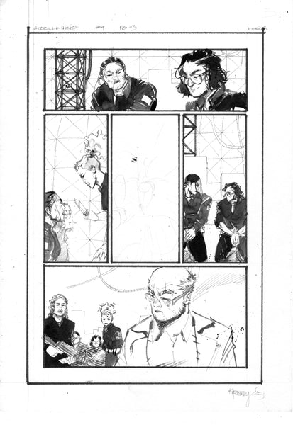 Kelsey Ramsay Original Art Godzilla: Heist #4 Page 3