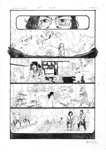 Kelsey Ramsay Original Art Godzilla: Heist #4 Page 4