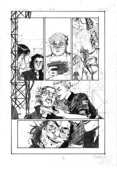 Kelsey Ramsay Original Art Godzilla: Heist #4 Page 5