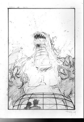Kelsey Ramsay Original Art Godzilla: Heist #2 Page 2