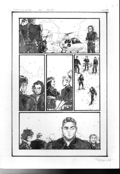 Kelsey Ramsay Original Art Godzilla: Heist #2 Page 4
