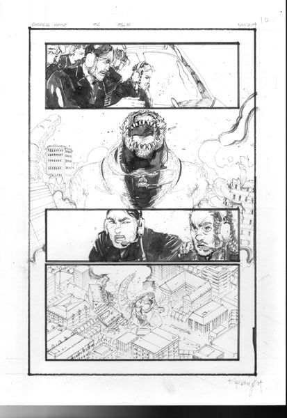 Kelsey Ramsay Original Art Godzilla: Heist #2 Page 10