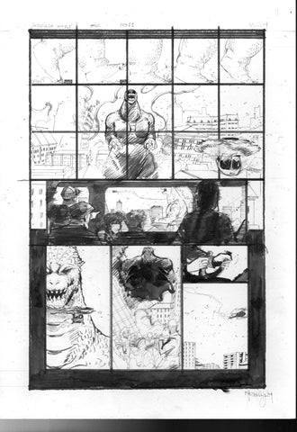 Kelsey Ramsay Original Art Godzilla: Heist #2 Page 11