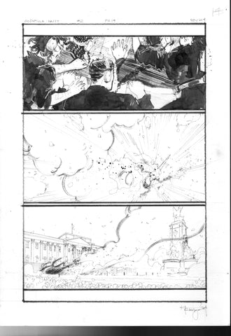 Kelsey Ramsay Original Art Godzilla: Heist #2 Page 14