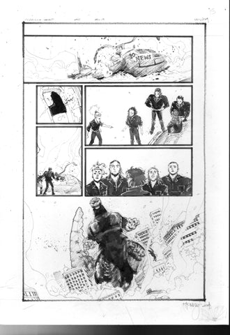 Kelsey Ramsay Original Art Godzilla: Heist #2 Page 15