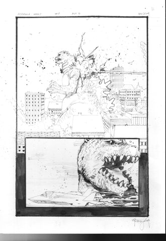 Kelsey Ramsay Original Art Godzilla: Heist #2 Page 16