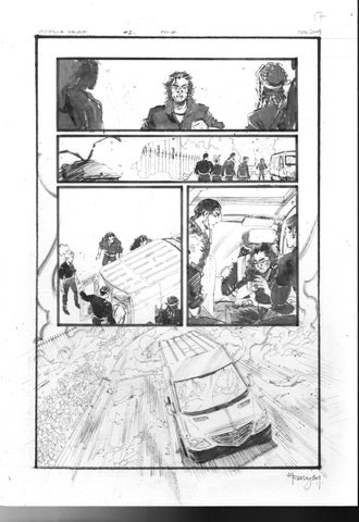 Kelsey Ramsay Original Art Godzilla: Heist #2 Page 17