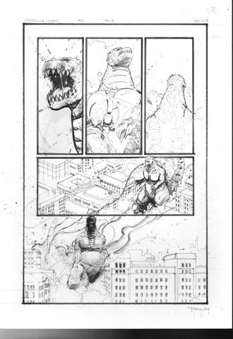 Kelsey Ramsay Original Art Godzilla: Heist #2 Page 18