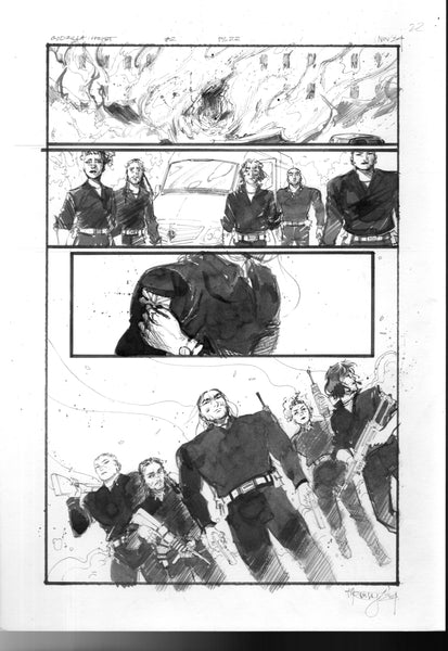 Kelsey Ramsay Original Art Godzilla: Heist #2 Page 22