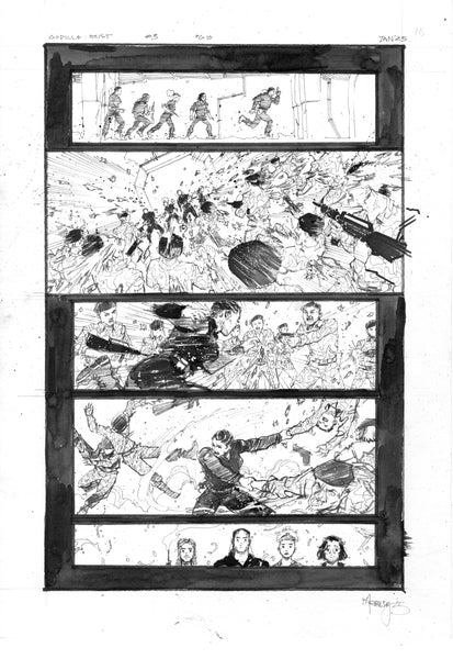 Kelsey Ramsay Original Art Godzilla: Heist #3 Page 10