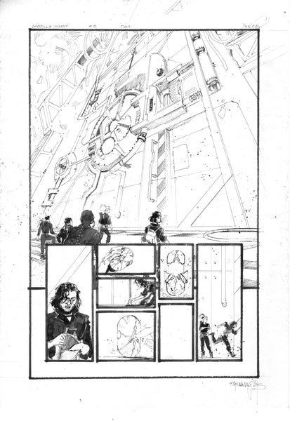 Kelsey Ramsay Original Art Godzilla: Heist #3 Page 11