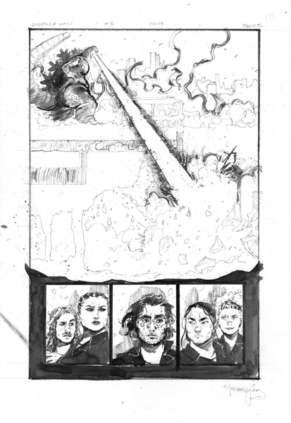 Kelsey Ramsay Original Art Godzilla: Heist #3 Page 13