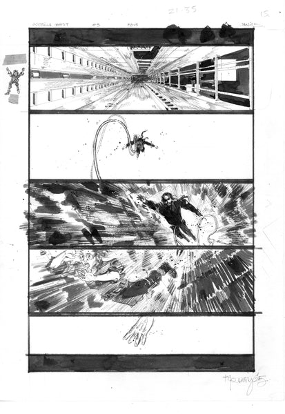 Kelsey Ramsay Original Art Godzilla: Heist #3 Page 15