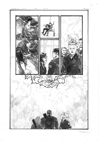 Kelsey Ramsay Original Art Godzilla: Heist #3 Page 16