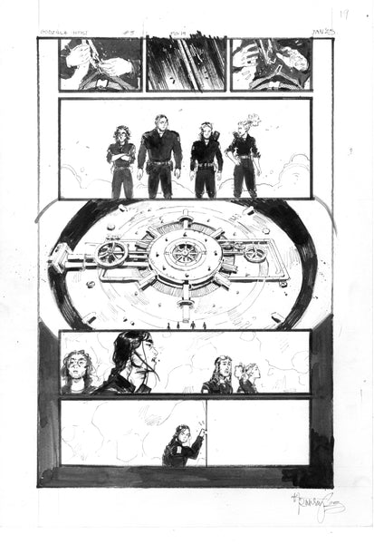 Kelsey Ramsay Original Art Godzilla: Heist #3 Page 19