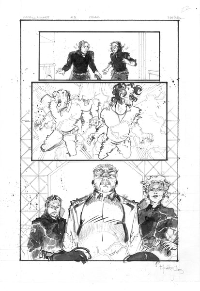 Kelsey Ramsay Original Art Godzilla: Heist #3 Page 22