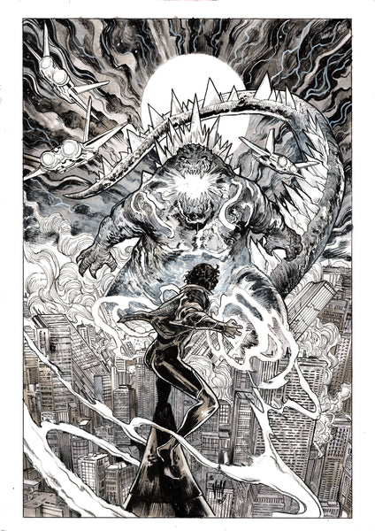 Vincenzo Riccardi Original Art Godzilla: Kai-Sei Era #3 Cover