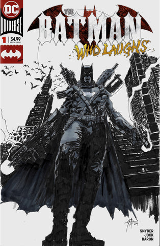 Seth Adams Original Art Batman Blank Cover