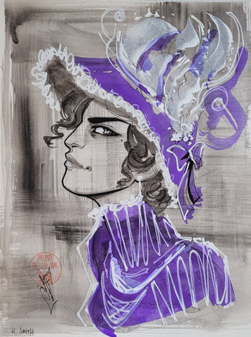 Francesca Fantini Original Published Upper Deck H.Smith Art