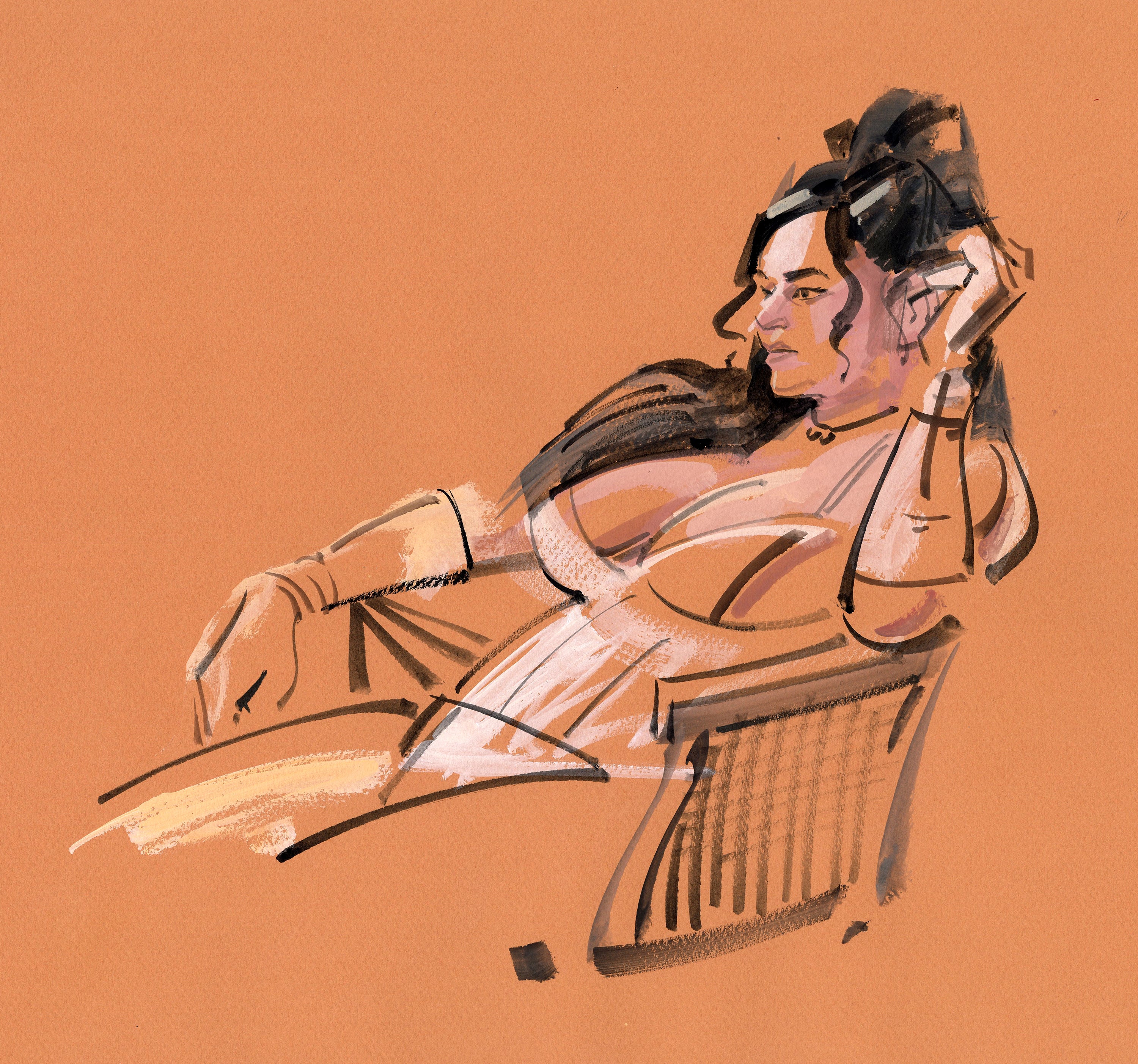 Kagan McLeod Original Art 'Life Drawing: Hadar 1' Illustration