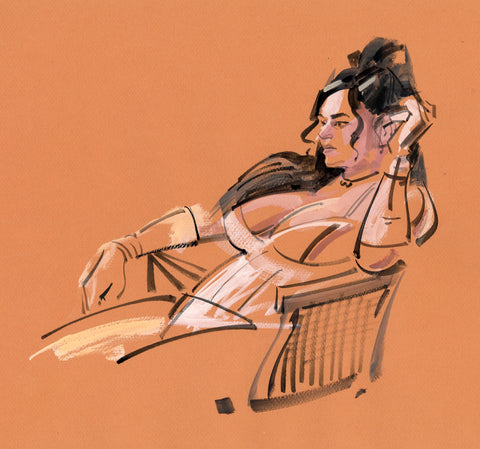 Kagan McLeod Original Art 'Life Drawing: Hadar 1' Illustration