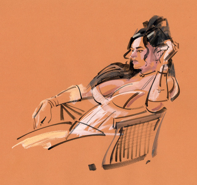 Kagan McLeod Original Art 'Life Drawing: Hadar 1' Illustration
