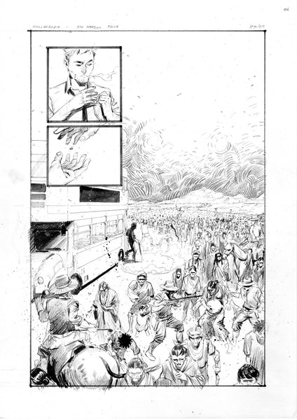 Kelsey Ramsay Original Art Hellblazer: Dead in America #5 Page 4