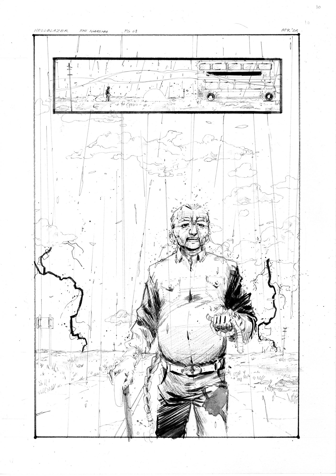 Kelsey Ramsay Original Art Hellblazer: Dead in America #5 Page 8