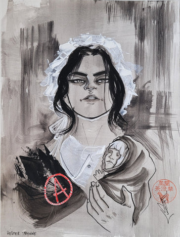 Francesca Fantini Original Published Upper Deck Hester Prynne Art