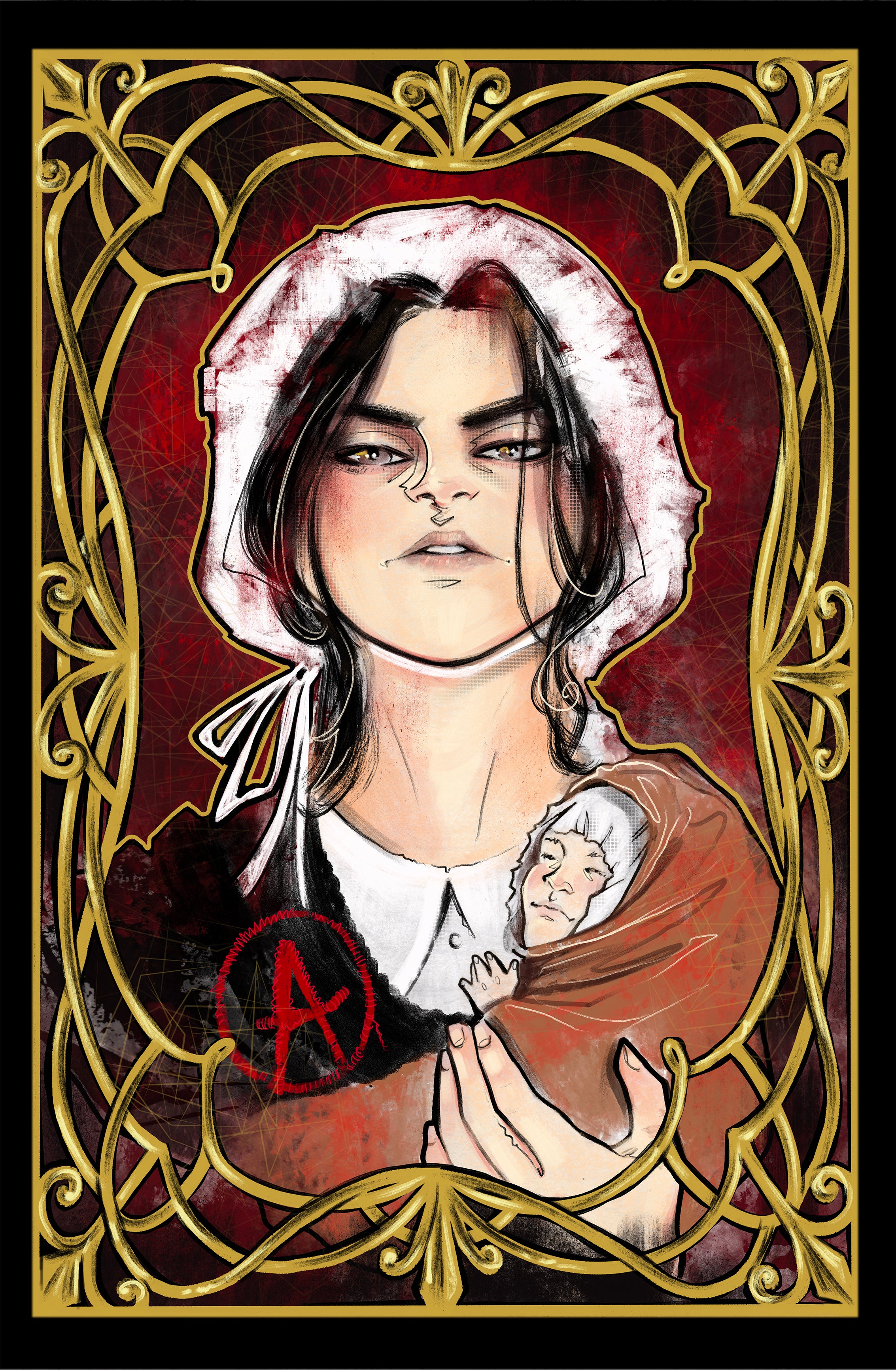 Francesca Fantini Original Published Upper Deck Hester Prynne Art