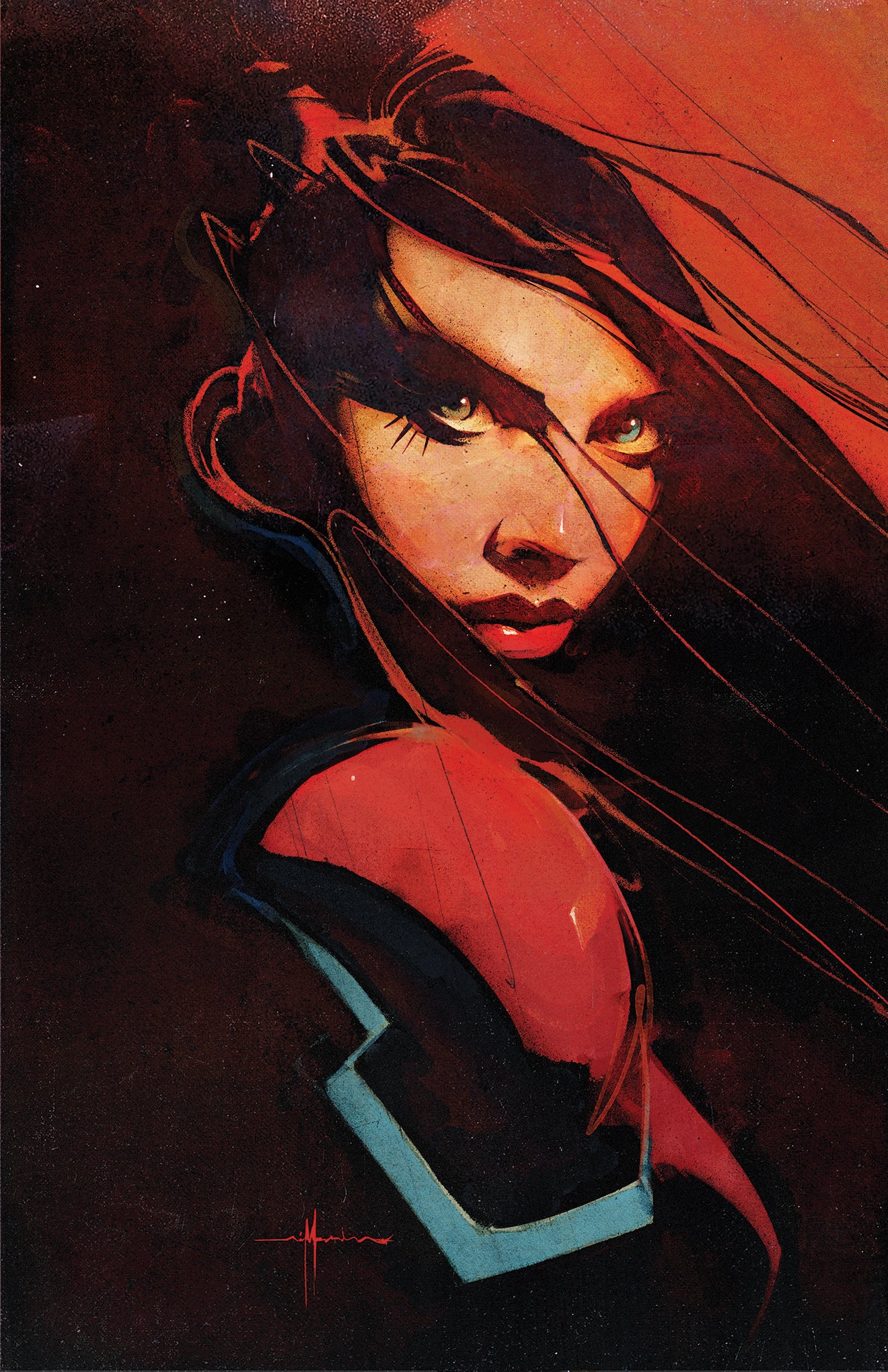 Nick Marinkovich Original Art Honor and Curse: Eternal #3 Cover